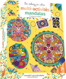 Coffret multi-activités mandalas. 9 créations à réaliser ; Avec un livret de 8 pages inclus - Sileo Cinzia ; Tchatcha Estelle