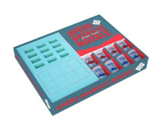 Apéro Bataille Navale. Shooté, Coulé ! Coffret avec 1 plateau de jeu effaçable de bataille navale, 8 - COLLECTIF