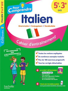 Italien LV2 5e à 3e. Cahier d'entraînement - Kerleroux Gabrielle ; Baily Juliette