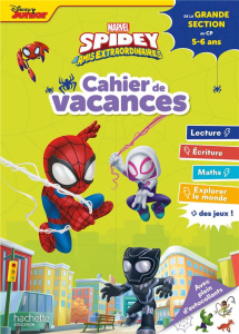Cahier de vacances Spidey et ses amis extraordinaires. De la Grande Section au CP, Edition 2023 - Vibaux Cécile