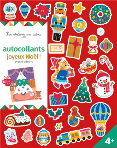 Autocollants Joyeux Noël ! Avec 6 décors - Fabre Léa