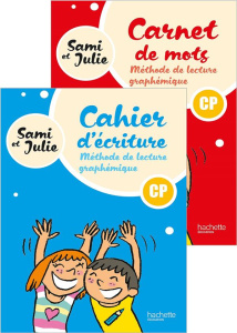 Méthode de lecture graphémique CP Sami et Julie. 2 volumes : Cahier d'écriture ; Carnet de mots, Edi - Grasset Delphine ; Péronnet Catherine ; Le Gaouyat
