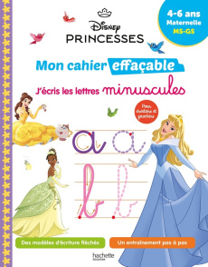 J'écris les lettres minuscules Maternelle MS-GS. Disney Princesses