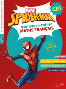 Mon super-cahier maths français Marvel Spider-Man CE1 - Amcar Léopaul
