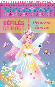 Princesse licorne. 21 modèles, de 160 autocollants - Ortal Ophélie