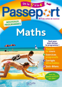 Passeport Maths de la 5e à la 4e - Rousseau Philippe - Fages Dominique