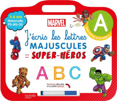 J'écris les lettres majuscules avec mes super-héros. Maternelle PS-MS-GS. Avec un feutre effaçable e - HACHETTE EDUCATION