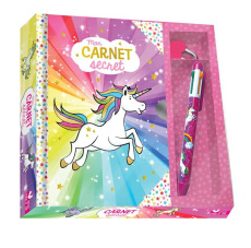 Mon carnet secret licorne. Coffret avec 1 carnet, 1 stylo 4 couleurs et 1 cadenas coeur avec ses clé - Moran Paul ; Santillan Jorge ; Schönberg Adrienn G