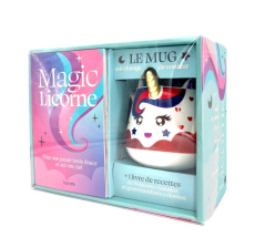 Magic Licorne. Coffret avec 1 mug qui change de couleur   1 livre de recettes - COLLECTIF