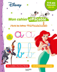 J'écris les lettres minuscules MS-GS Disney - HACHETTE EDUCATION