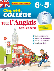 Tout l'anglais 6e-5e. Oral et écrit, Edition 2016, avec 1 CD audio - Guimberteau Daniel