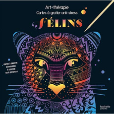 Félins. Cartes à gratter anti-stress - COLLECTIF