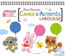 Mon premier cahier d'activités Larousse. 3-4 ans