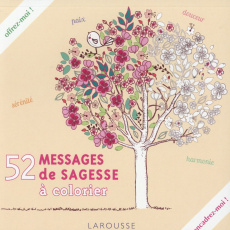 52 messages de sagesse à colorier - COLLECTIF