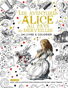 Les aventures d'Alice au pays des merveilles, un livre à colorier - Carroll Lewis ; Tenniel John ; Delmaille Ingrid ;