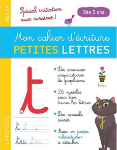 Mon cahier d'écriture petites lettres GS/CP. Spécial initiation aux cursives - Gauduel Catherine ; Boyer Alain
