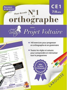 Pour devenir N° 1 en orthographe avec Projet Voltaire. CE1 - Ponsonnet Aurore