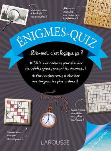 Enigmes-quiz - Lecreux Michèle ; Berger Eric ; Guichard Pascal ;