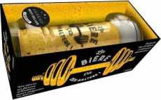La bière, ça des-haltères. Avec un guide de 50 bières à découvrir et un verre en forme d'haltère