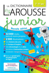LAROUSSE DICTIONNAIRE JUNIOR 7/11 ANS EXPORT - COLLECTIF
