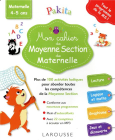 Mon cahier de Moyenne Section de Maternelle. Maternelle 4-5 ans - GENESTINE PASCALE