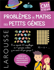 Les problèmes de maths des petits génies. CM1 - Auriol Sylvaine