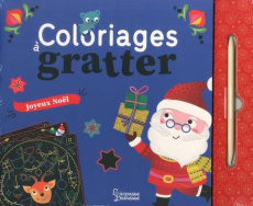 Coloriages à gratter Joyeux Noël - Lemerle Corinne
