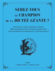 Serez-vous le champion de la dictée géante ? - Santaki Rachid