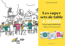 Les super sets de table à colorier. Pour des repas de famille festifs - GRAND-MERCREDI