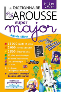 LAROUSSE DICTIONNAIRE SUPER MAJOR 9/12 ANS - COLLECTIF