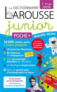 Le dictionnaire Larousse junior poche plus CE/CM - COLLECTIF