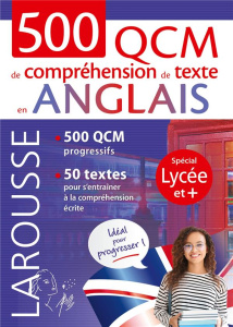 500 QCM de compréhension de texte en anglais. Spécial lycée et - Wilson Jonah