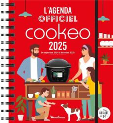 L'agenda officiel Cookeo. De septembre 2024 à décembre 2025, avec 1 pochette zippée, 1 stylo, 3 bloc - COLLECTIF