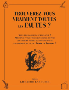 Trouverez-vous vraiment toutes les fautes ? - Rousseau Jacques-Henri