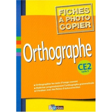 Orthographe CE2. Fiches à photocopier - Le Nerrant Sandrine