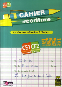 Cahier d'écriture pour gauchers CE1-CE2 - Guyonnet Marcel ; Olivier Marie-Christine