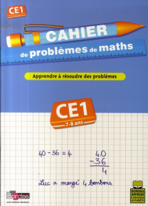 Cahier de problèmes de maths CE1 - Charles Alain ; Wormser Michel ; Liance Bruno