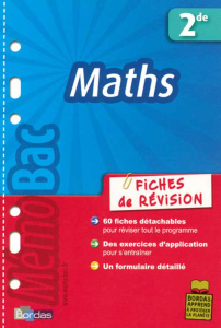 Maths 2e. Fiches de révision - Fleurat-Lessard Raymond ; Millet Jean-Luc ; Roumil