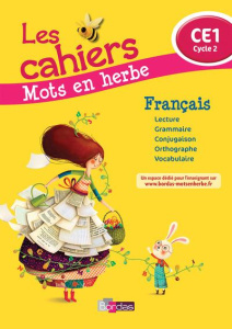Français CE1 Mots en herbe. Les cahiers - Grumel Odile