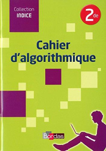 Cahier Algorithmique 2de - Lebert Catherine