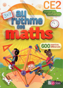 Mathématiques CE2 Cycle 2 Au rythme des maths. Fichier élève par domaine, Edition 2015 - HELAYEL JOSIANE