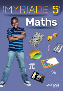 Maths 5e Myriade. Edition 2021 - Boullis Marc ; Cambon Maxime ; Gallien Virginie ;