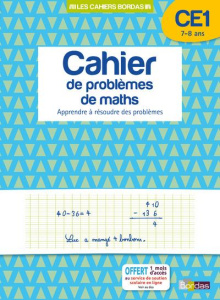 Cahier de problèmes de maths CE1 7-8 ans. Apprendre à résoudre des problèmes - Charles Alain ; Wormser Michel ; Liance Bruno