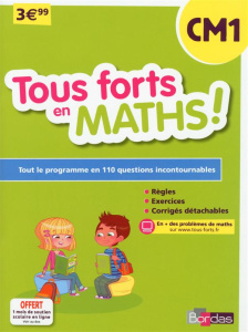 Tous forts en maths ! CM1 - Lemau Françoise ; Fortin Bernard ; Olivier Marie-C