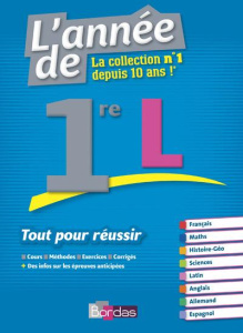 L'année de 1re L - Pailloux-Riggi Sophie ; Turgis Jacqueline ; Boissi