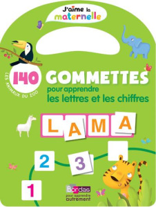 140 gommettes pour apprendre les lettres et les chiffres. Les animaux du zoo - Deliot Christelle ; Grandgirard Mélanie