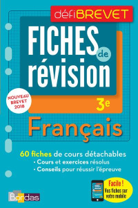 Français 3e. Fiches de révision, Edition 2018 - Gargallo Thomas