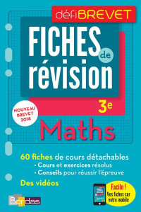 Maths 3e. Fiches de révision, Edition 2018 - Gélébart Yann