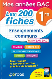 Enseignements communs 1re Mes années bac. Les 200 fiches, Edition 2019 - Meyrignac Mathieu ; Hamandjian Loïc ; Cantoni Emma