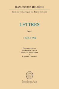 LETTRES DE ROUSSEAU. 7 VOLUMES BROCHES - ROUSSEAU JEAN-JACQUE